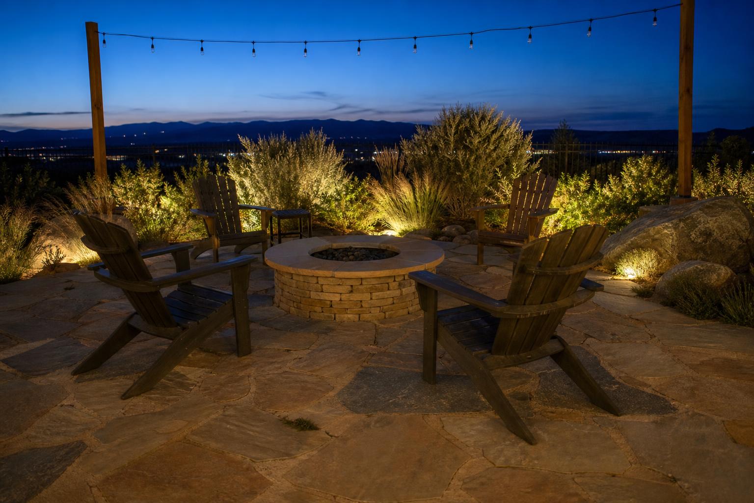 Tiered Garden Wall